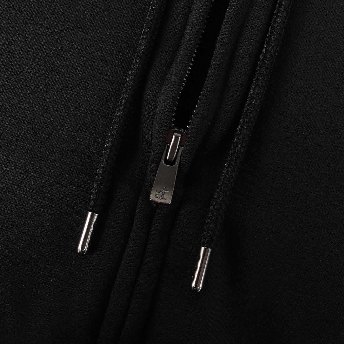 23SS ロゴプリント ポンチ ダブルジップ パーカー (DRY MASTER PONTI EASY ZIP HOODED) / AKM PLUS