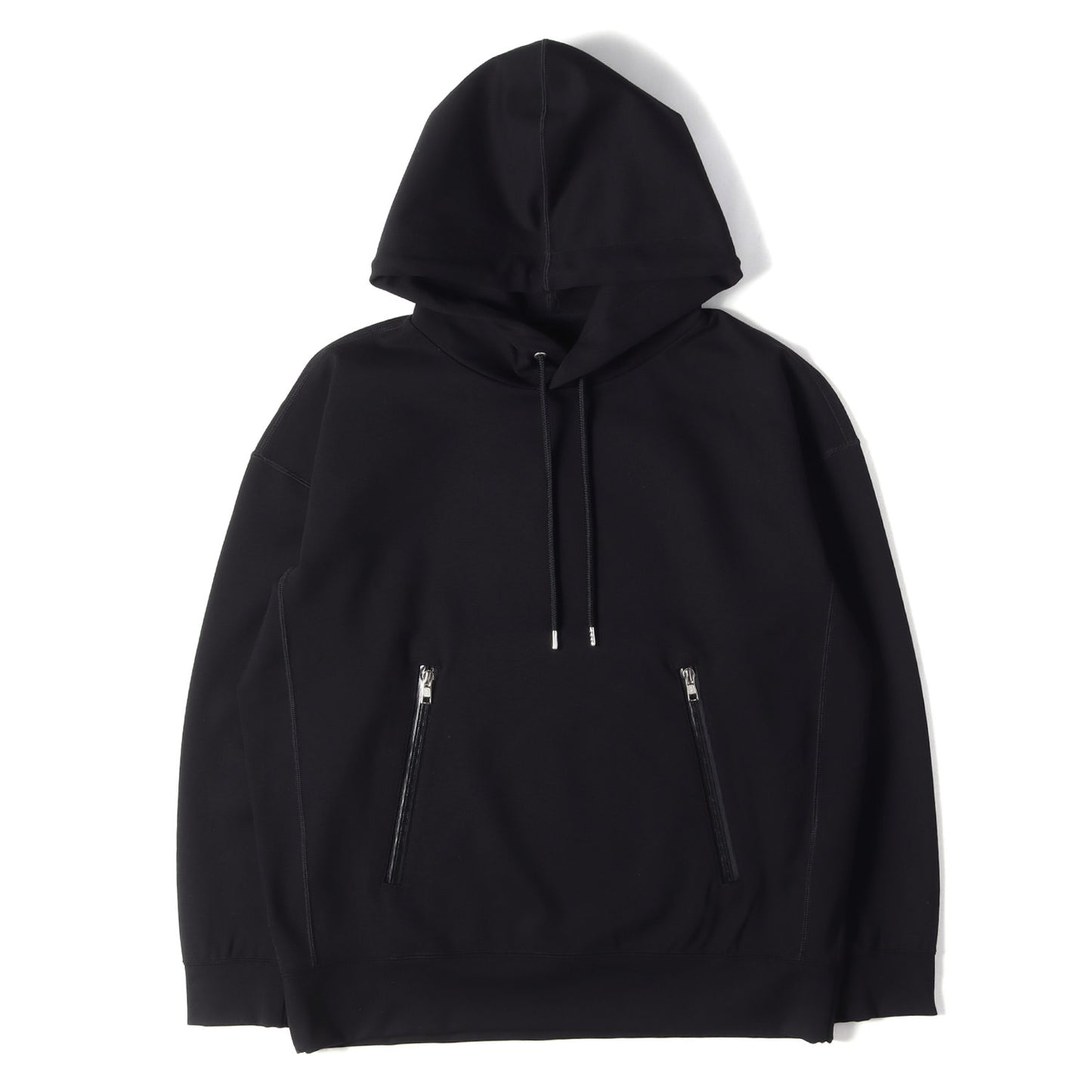 25AW ジャージー パーカー (SKB PONTE BACK BRUSHED RELAX PULLOVER ZIP POCKET PARKA)