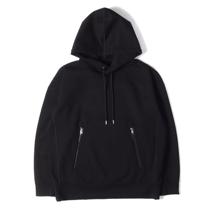 25AW ジャージー パーカー (SKB PONTE BACK BRUSHED RELAX PULLOVER ZIP POCKET PARKA)