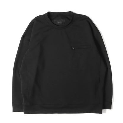 24SS ドロップショルダー ジャージトップス (AQUA SUITING JERSEY DROP SHOULDER CREW)