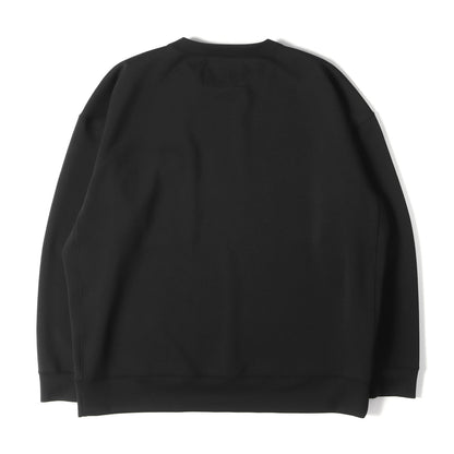 24SS ドロップショルダー ジャージトップス (AQUA SUITING JERSEY DROP SHOULDER CREW)