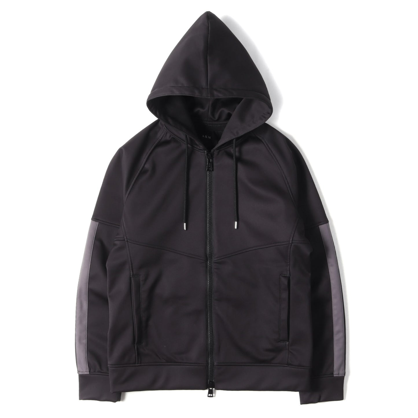 25AW スリーブライン ダブルジップ パーカー (3LAYER BACK BRUSHED JERSEY RAGRAN LINE PARKA)