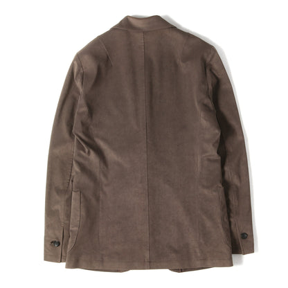23AW ストレッチ エコスエード イージー ジャケット (STRETCH ECO SUEDE SWING EASY JACKET)
