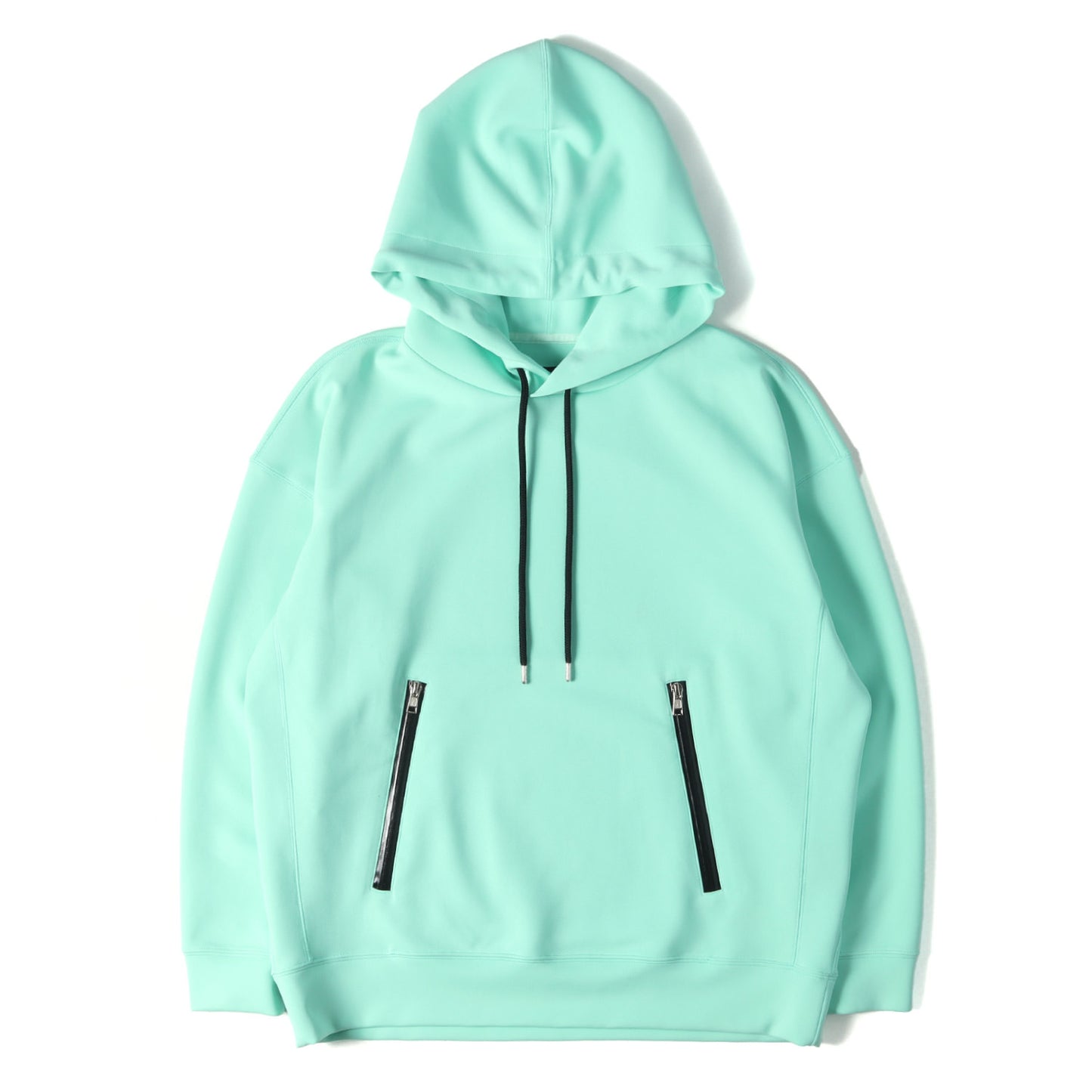 24SS ストレッチジャージー パーカー (AQUA SUITING JERSEY RELAX PULLOVER ZIP POCKET PARKA)