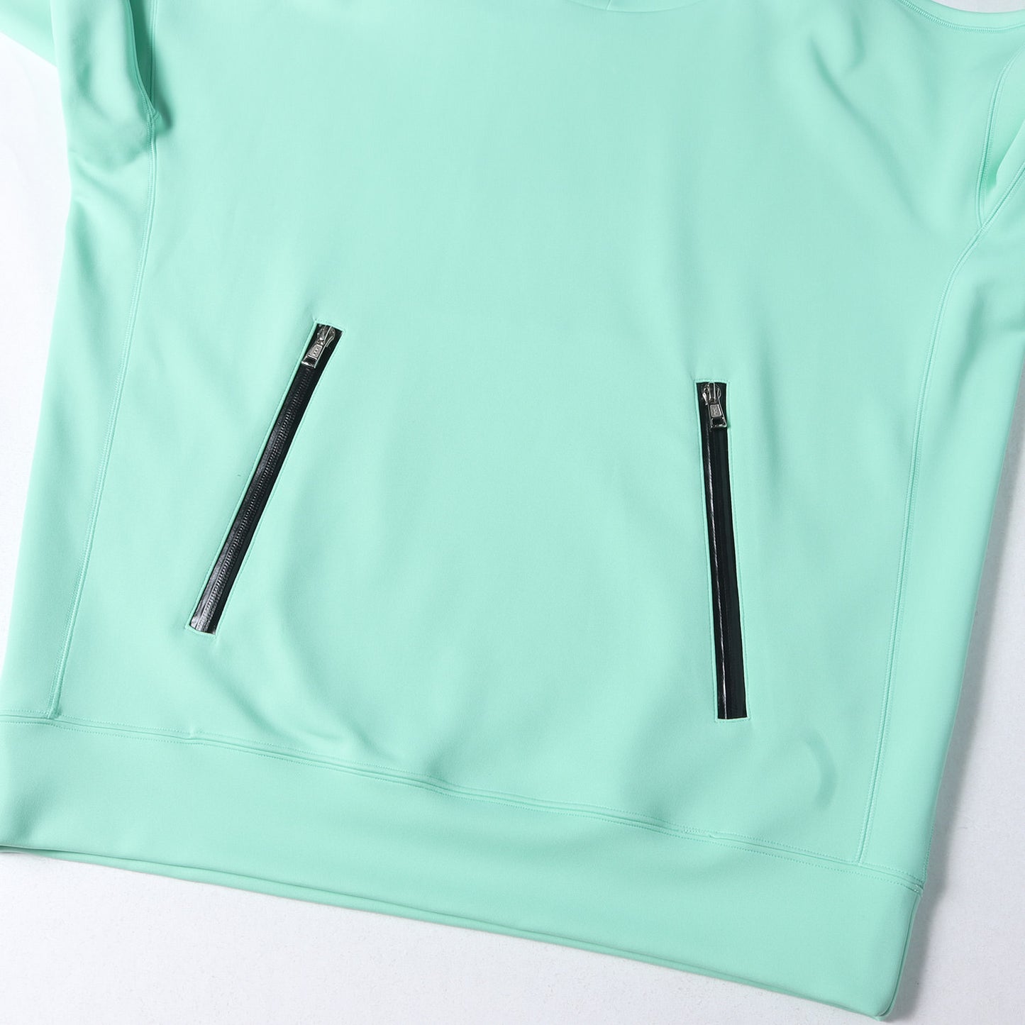 24SS ストレッチジャージー パーカー (AQUA SUITING JERSEY RELAX PULLOVER ZIP POCKET PARKA)