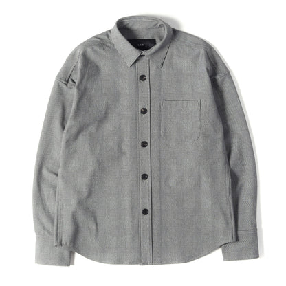 21AW グレンチェック ソフトサーモ シャツ (T/R SOFT THERMO DROP SHOULDER OVER SHIRTS)