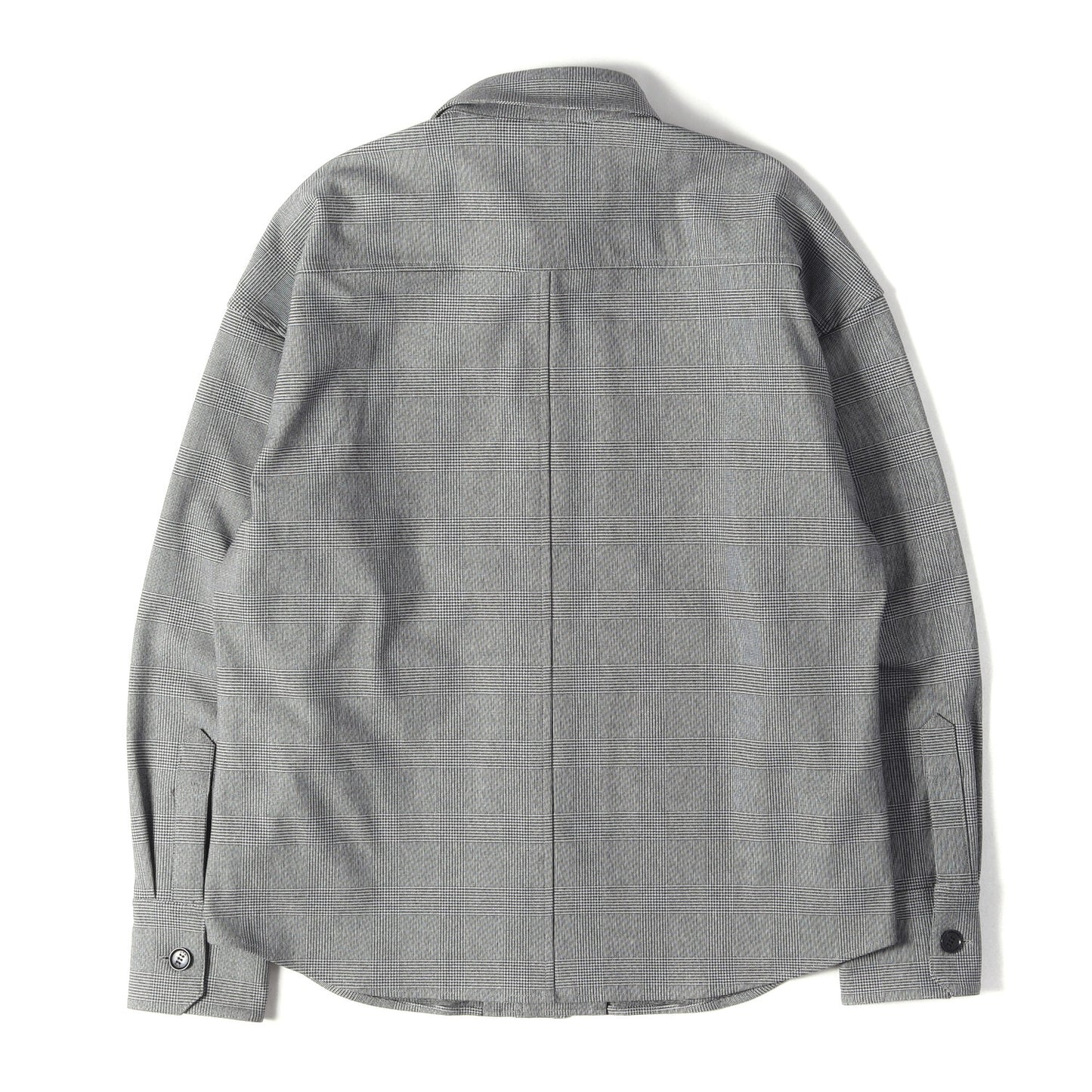 21AW グレンチェック ソフトサーモ シャツ (T/R SOFT THERMO DROP SHOULDER OVER SHIRTS)