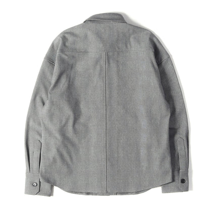 21AW グレンチェック ソフトサーモ シャツ (T/R SOFT THERMO DROP SHOULDER OVER SHIRTS)