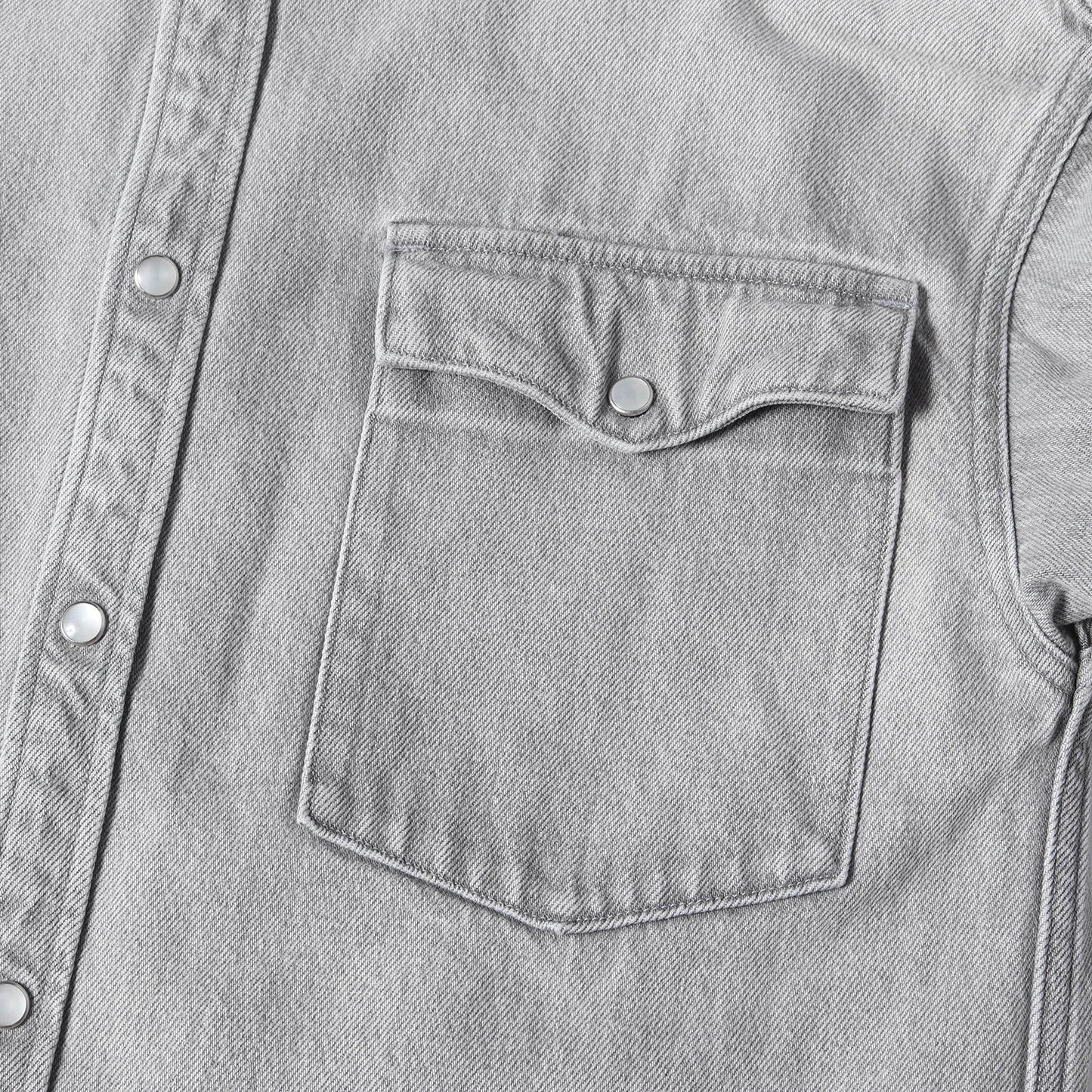 20AW ドロップショルダー デニム シャツ (DROP SHOULDER DENIM SHIRTS)