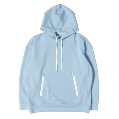 24SS ストレッチジャージー パーカー (AQUA SUITING JERSEY RELAX PULLOVER ZIP POCKET PARKA)