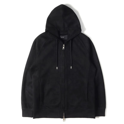 24AW もちもちスウェード ラグラン ダブルジップ パーカー (MOCHI MOCHI SUEDE RAGLAN ZIP HOODED)