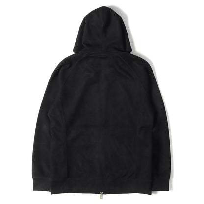 24AW もちもちスウェード ラグラン ダブルジップ パーカー (MOCHI MOCHI SUEDE RAGLAN ZIP HOODED)