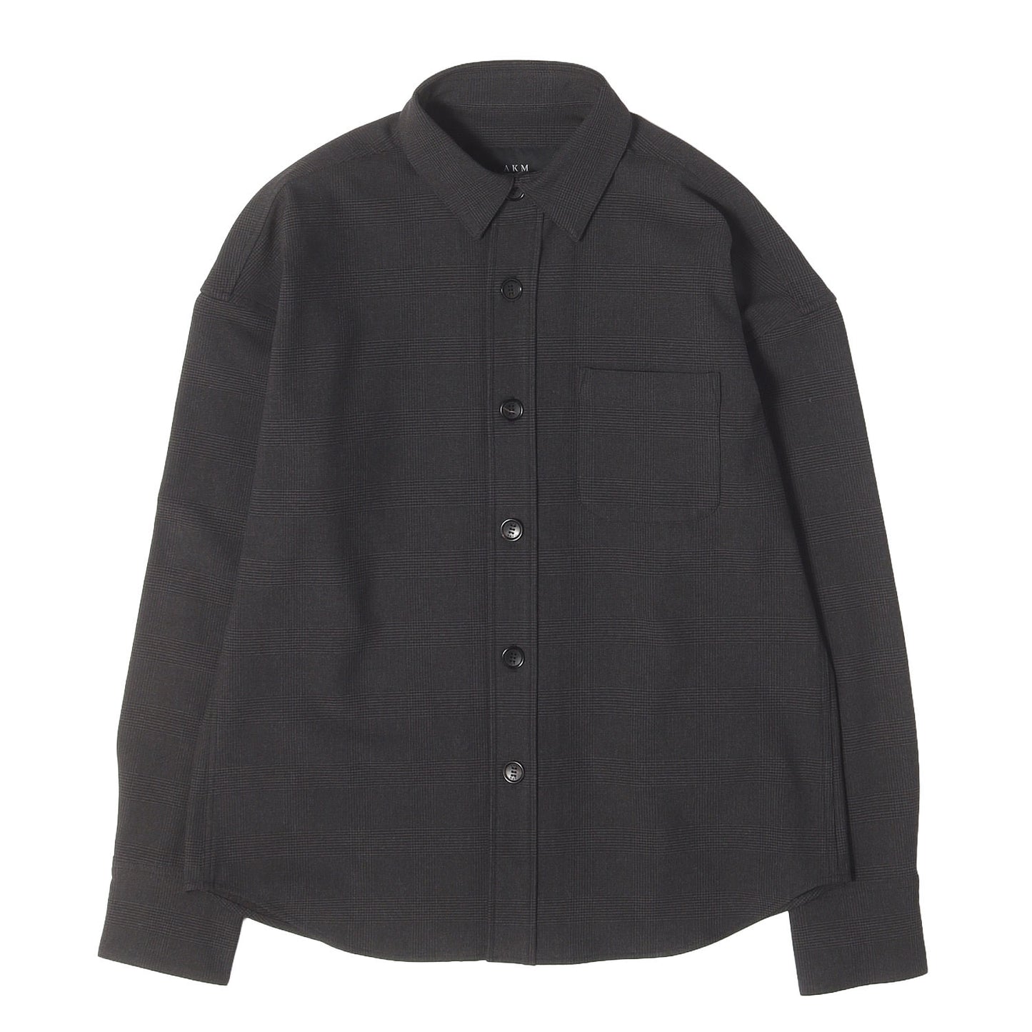21AW グレンチェック ドロップショルダー シャツ (T/R SOFT THERMO DROP SHOULDER OVER SHIRTS)