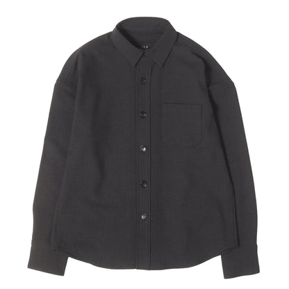 21AW グレンチェック ドロップショルダー シャツ (T/R SOFT THERMO DROP SHOULDER OVER SHIRTS)