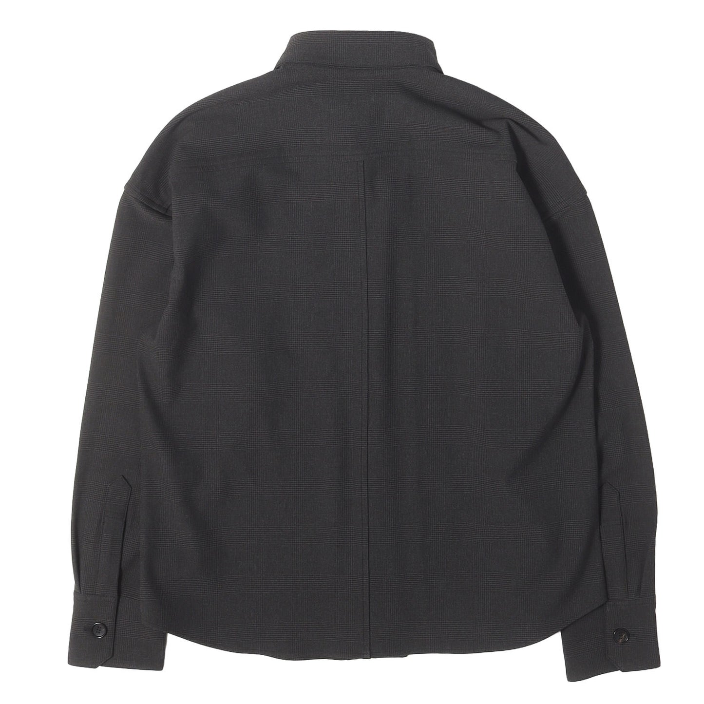 21AW グレンチェック ドロップショルダー シャツ (T/R SOFT THERMO DROP SHOULDER OVER SHIRTS)