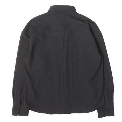21AW グレンチェック ドロップショルダー シャツ (T/R SOFT THERMO DROP SHOULDER OVER SHIRTS)