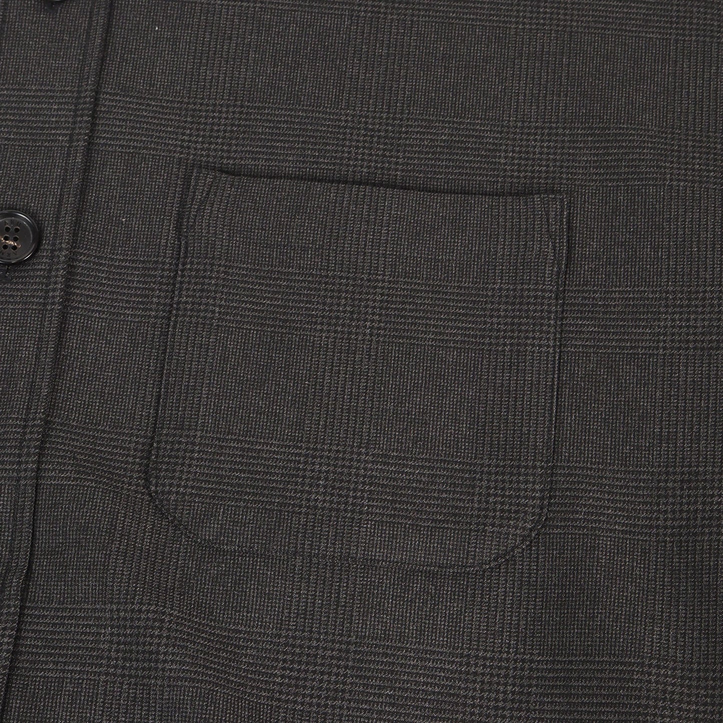 21AW グレンチェック ドロップショルダー シャツ (T/R SOFT THERMO DROP SHOULDER OVER SHIRTS)