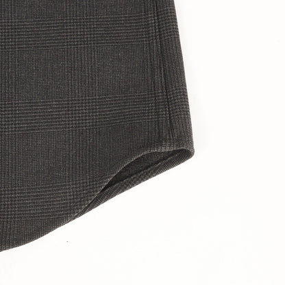 21AW グレンチェック ドロップショルダー シャツ (T/R SOFT THERMO DROP SHOULDER OVER SHIRTS)