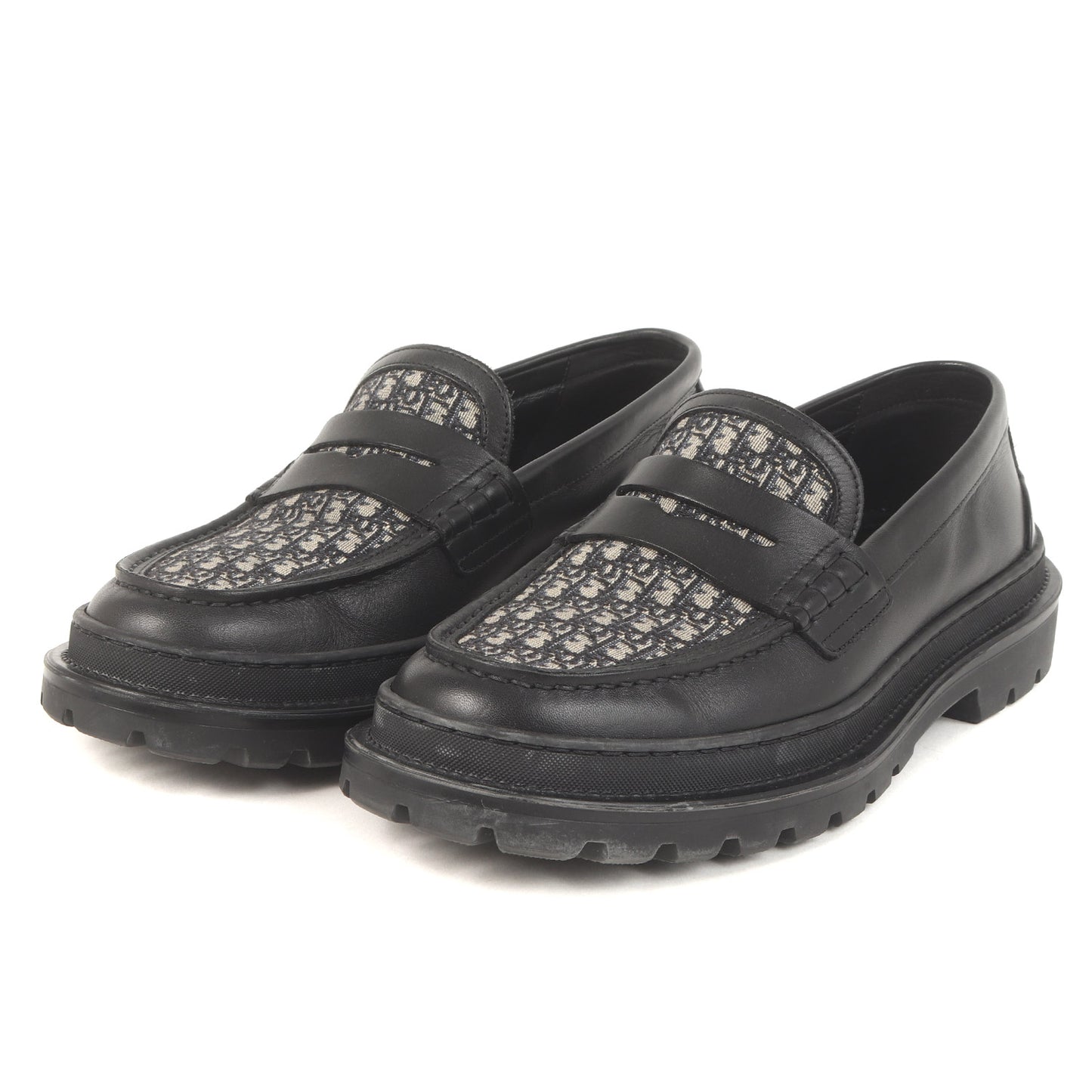21AW オブリーク ジャガード ローファー (EXPLORER LOAFER CALF JACQUARD)