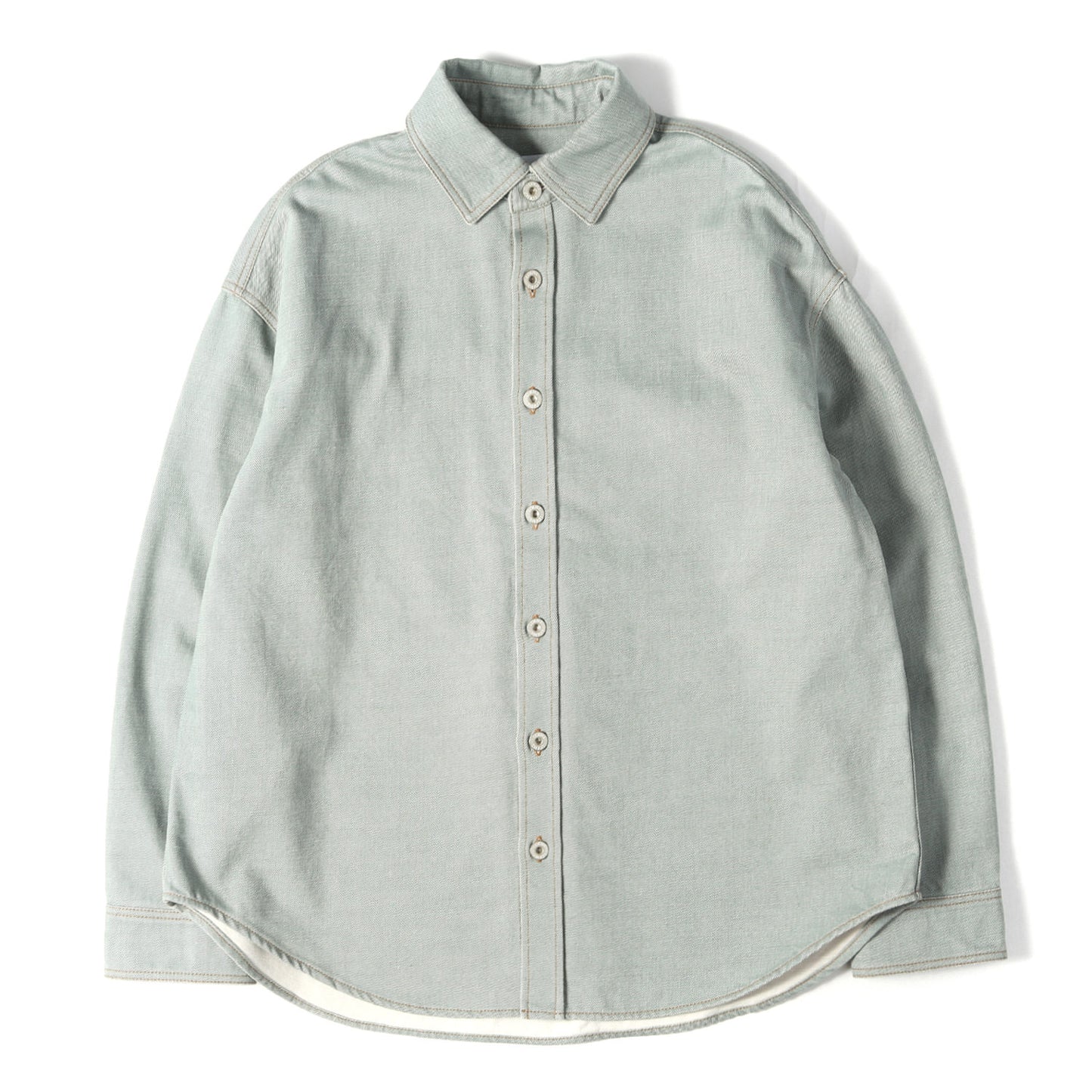 24AW エンボス アナグラム デニム オーバーシャツ / SAMPLE