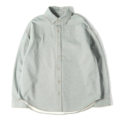 24AW エンボス アナグラム デニム オーバーシャツ / SAMPLE