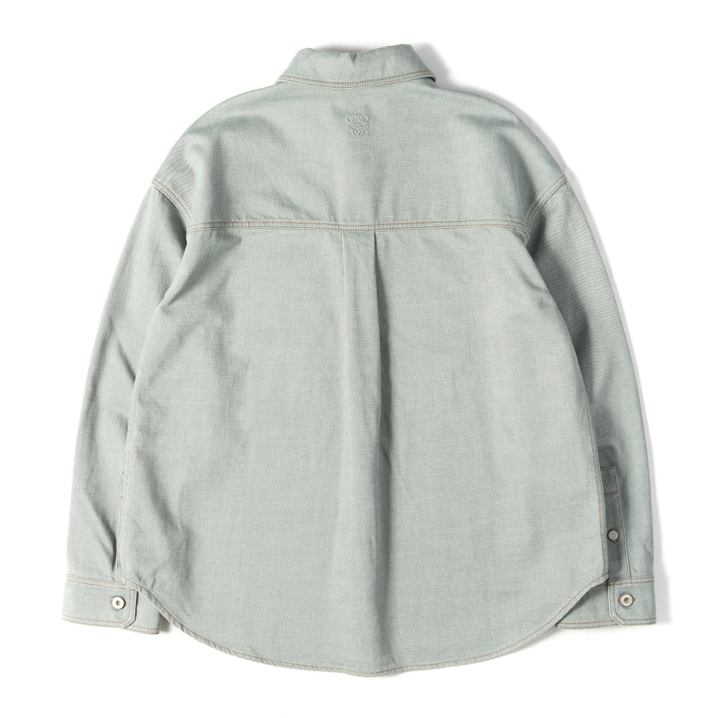 24AW エンボス アナグラム デニム オーバーシャツ / SAMPLE
