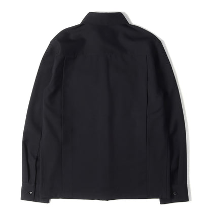 24SS ウールギャバ シャツ (Wool Pocket Overshirt)