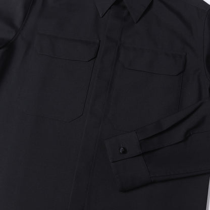 24SS ウールギャバ シャツ (Wool Pocket Overshirt)