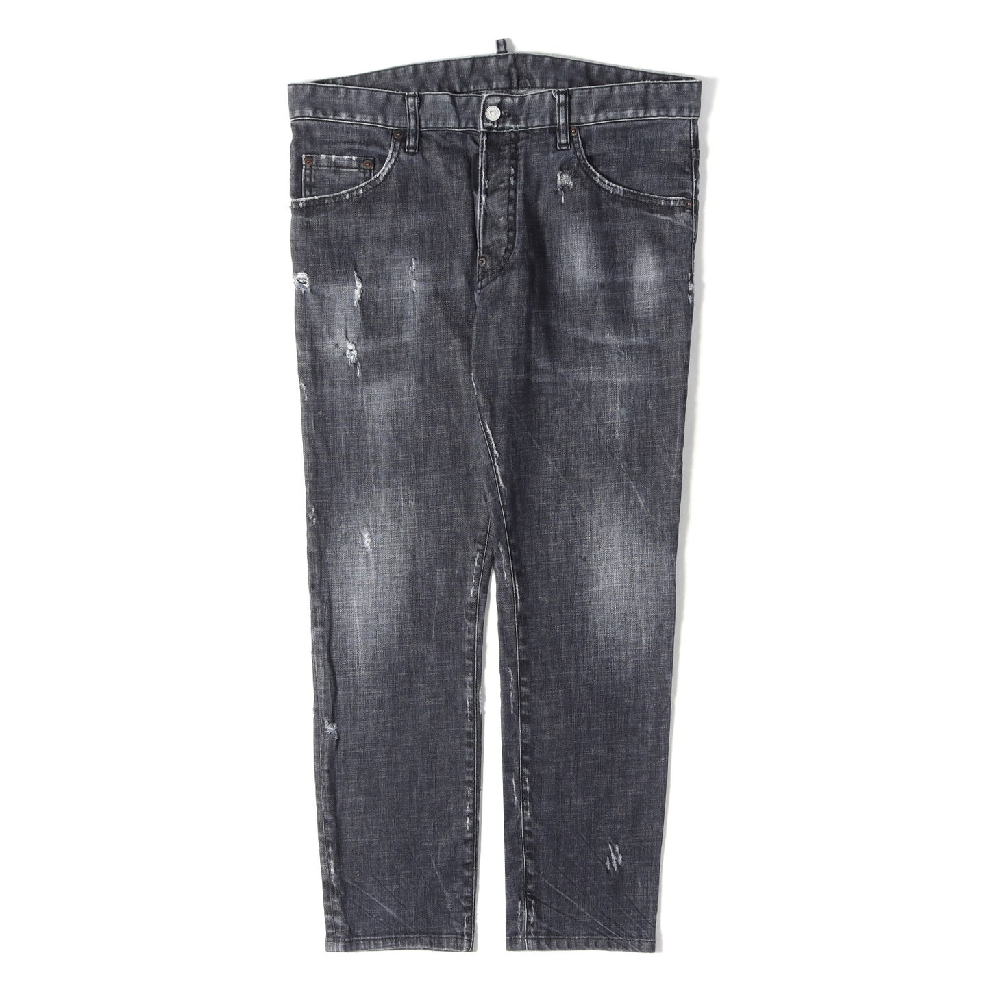 ダメージ加工 ストレッチデニム スキニー パンツ (Skater Jean)
