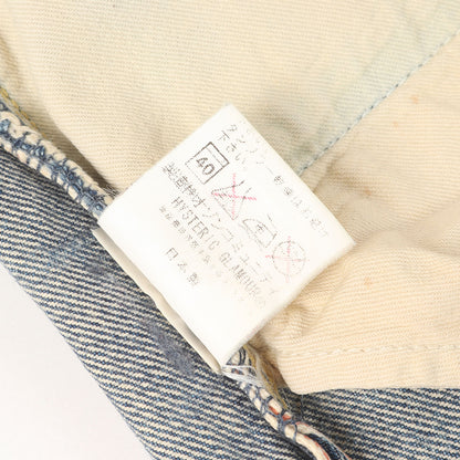 00SS クラッシュリペア加工 スタッズ デニム パンツ