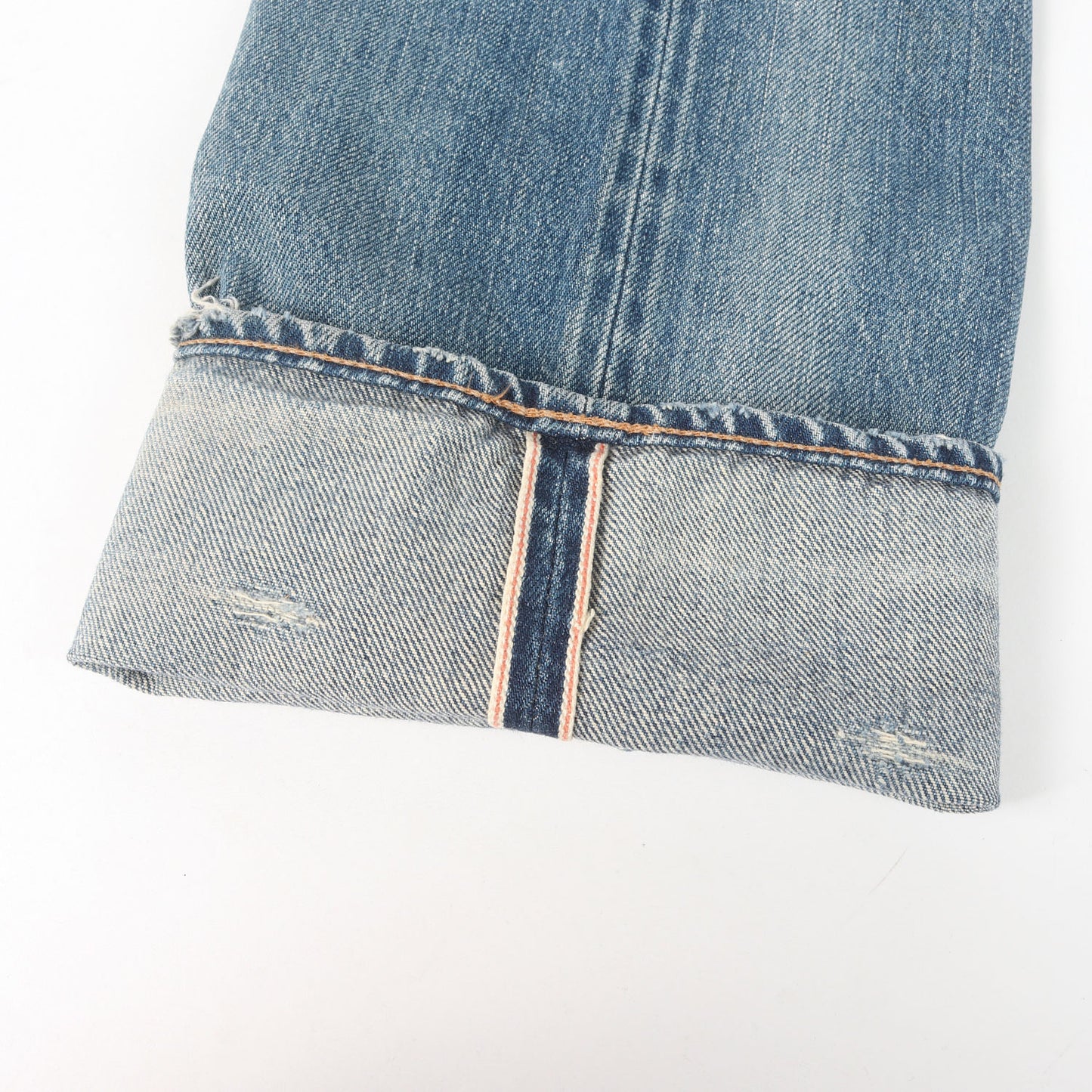 00SS クラッシュリペア加工 スタッズ デニム パンツ