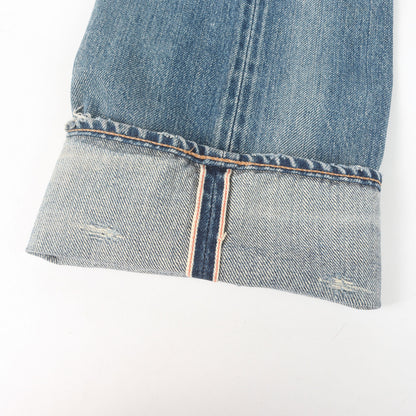 00SS クラッシュリペア加工 スタッズ デニム パンツ