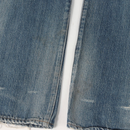 00SS クラッシュリペア加工 スタッズ デニム パンツ