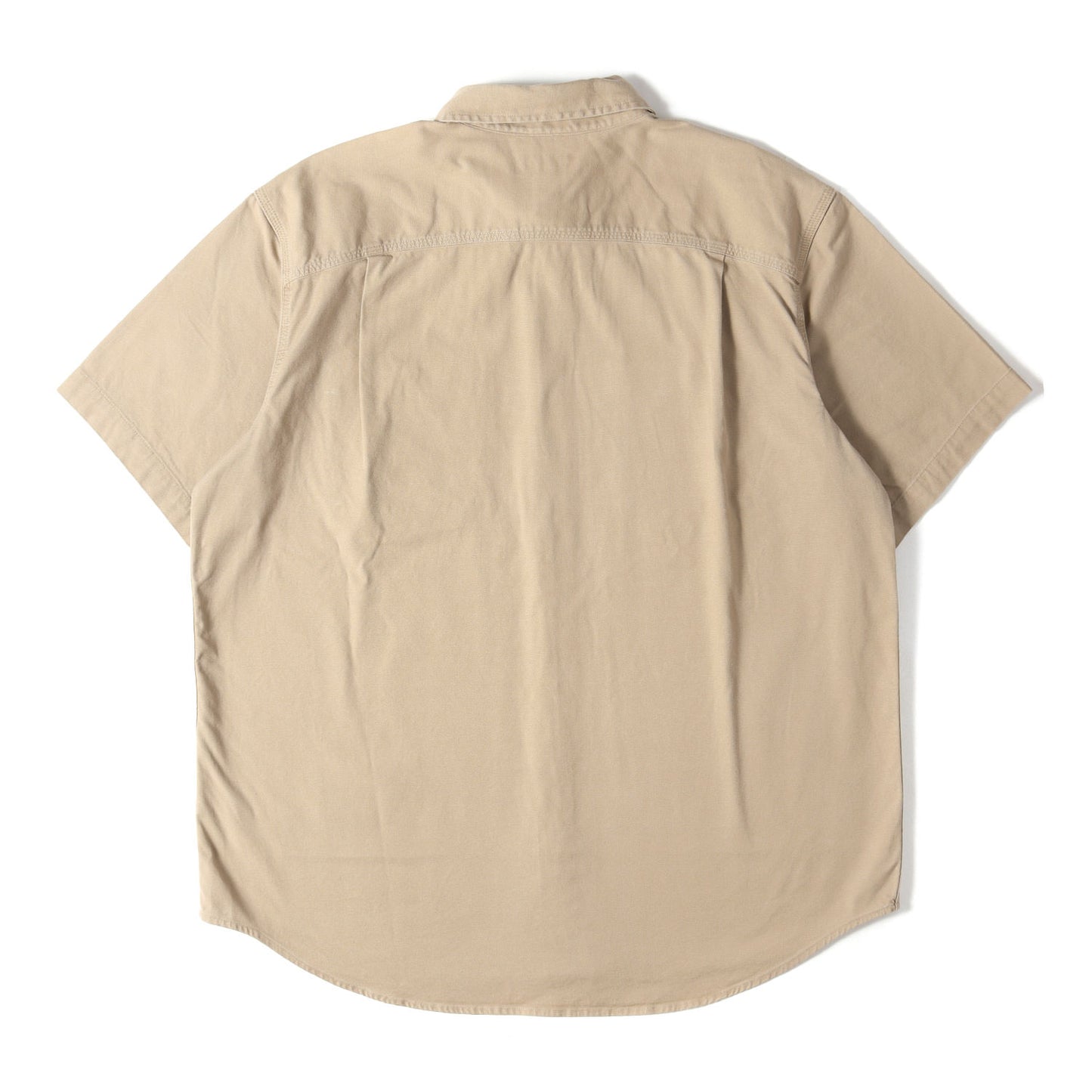 20SS ボタンダウン 半袖 ワークシャツ (RUGGED FLEX RELAXED FIT MIDWEIGHT CANVAS SHORT-SLEEVE SHIRT)