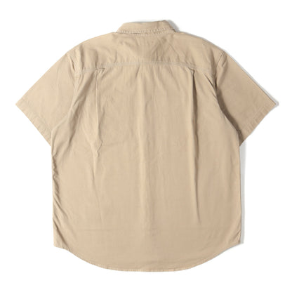 20SS ボタンダウン 半袖 ワークシャツ (RUGGED FLEX RELAXED FIT MIDWEIGHT CANVAS SHORT-SLEEVE SHIRT)