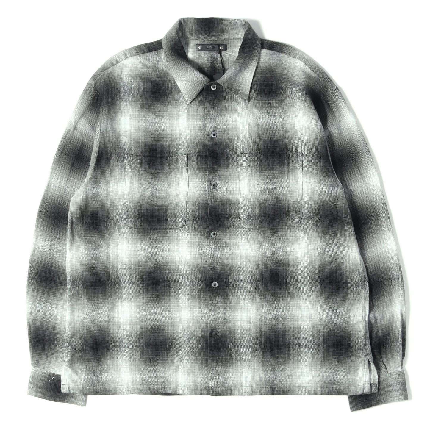 26SS オンブレチェック ライトフランネル シャツ (R.Flannel Ombre Open Collar SH)