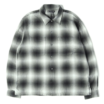 26SS オンブレチェック ライトフランネル シャツ (R.Flannel Ombre Open Collar SH)