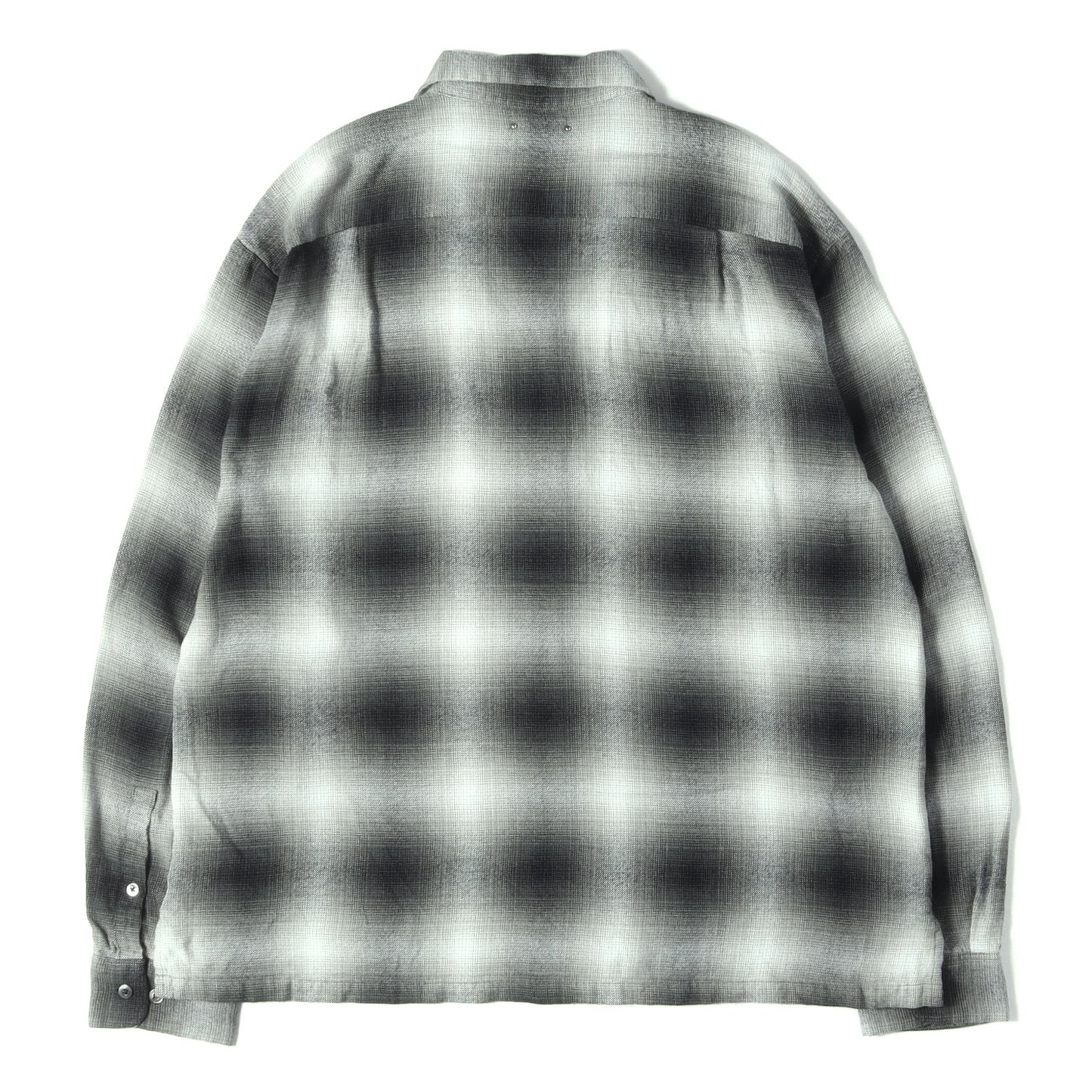 26SS オンブレチェック ライトフランネル シャツ (R.Flannel Ombre Open Collar SH)