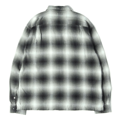 26SS オンブレチェック ライトフランネル シャツ (R.Flannel Ombre Open Collar SH)