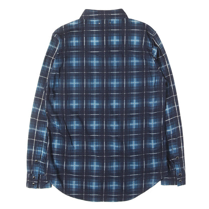 21SS チェック デニム ウエスタン シャツ (Oldmans Check Denim Western SH)