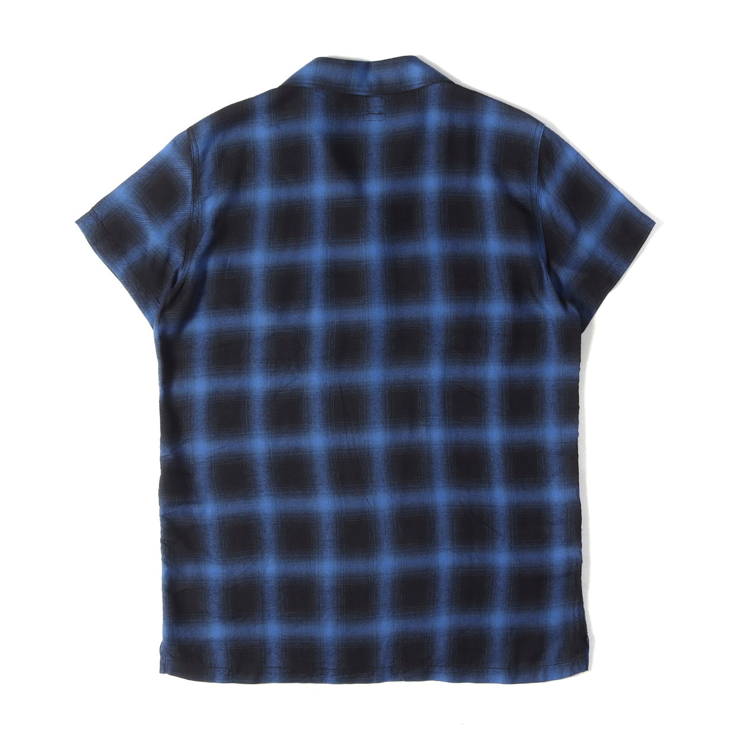 オンブレチェック レーヨンツイル 半袖 シャツ (RAYON TWILL OMBRE CHECK S/SL SHIRTS)