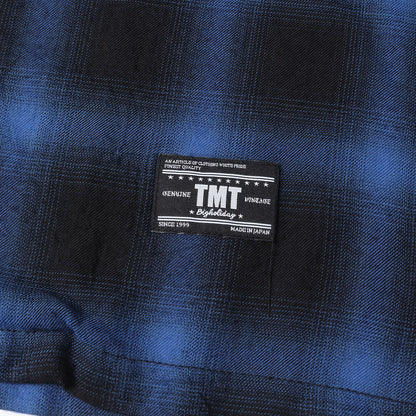 オンブレチェック レーヨンツイル 半袖 シャツ (RAYON TWILL OMBRE CHECK S/SL SHIRTS)