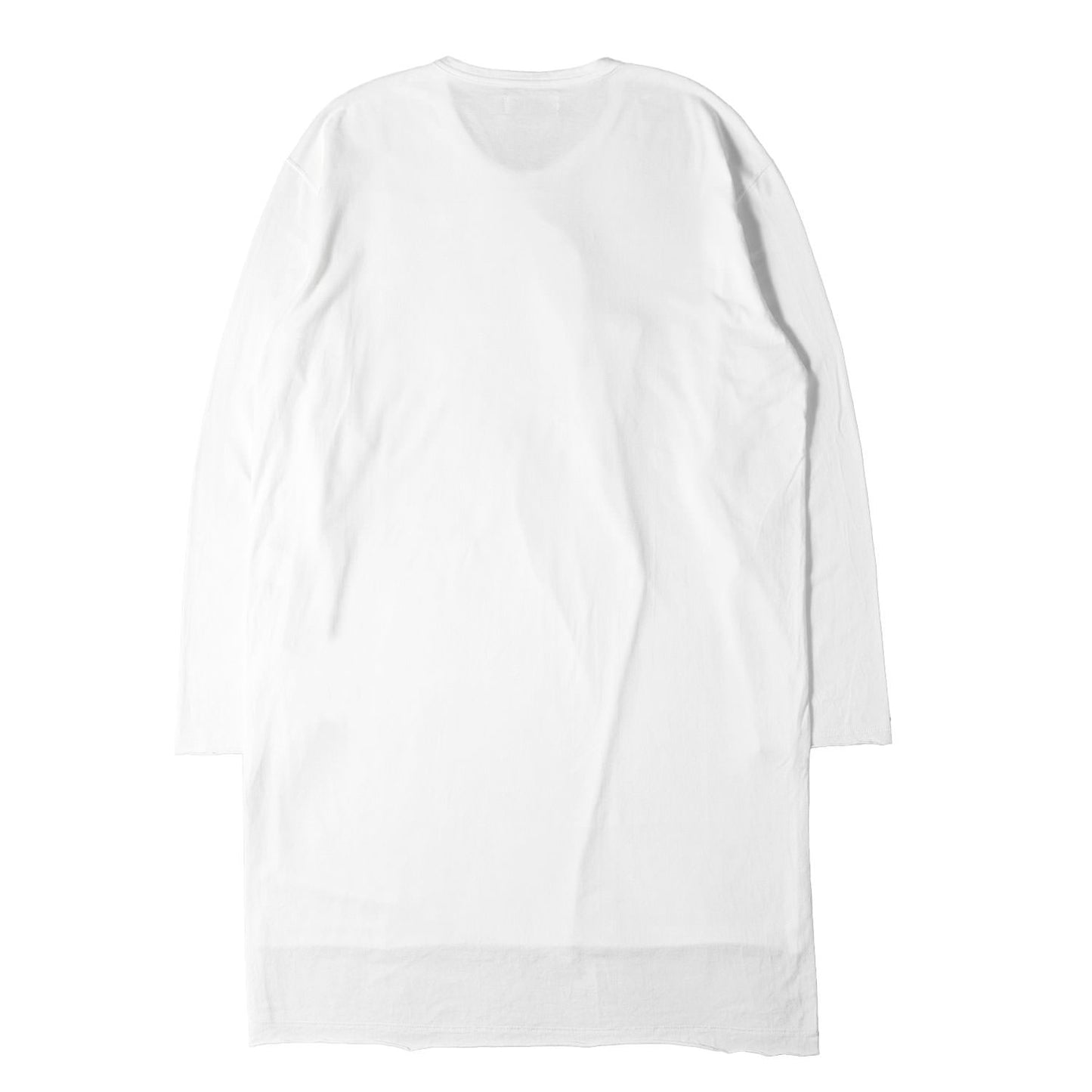 22SS 変型 カットソー (30/1 Cotton Jersey Stitch Side Slit Long Sleeve T-shirt)