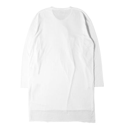 22SS 変型 カットソー (30/1 Cotton Jersey Stitch Side Slit Long Sleeve T-shirt)