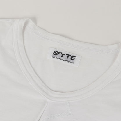 22SS 変型 カットソー (30/1 Cotton Jersey Stitch Side Slit Long Sleeve T-shirt)