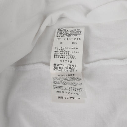 22SS 変型 カットソー (30/1 Cotton Jersey Stitch Side Slit Long Sleeve T-shirt)