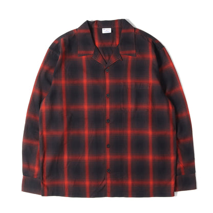 26SS 直営限定コレクション オンブレチェック レーヨン シャツ (Long Sleeve Shirt)