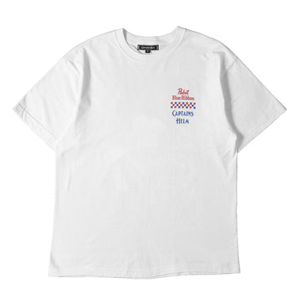 26SS × Pabst Blue Ribbon グラフィック ロゴ Tシャツ(RIDE BLUE SS TEE)