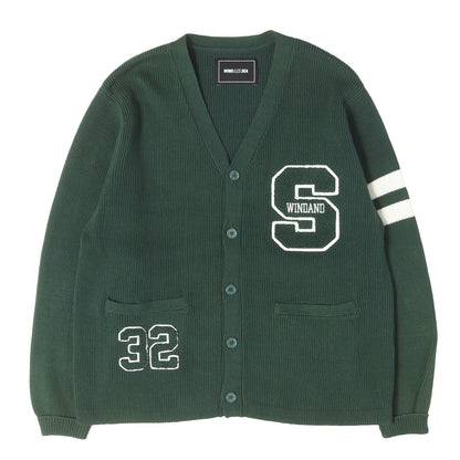 23SS レタード Vネック カーディガン (Lettered Cardigan)