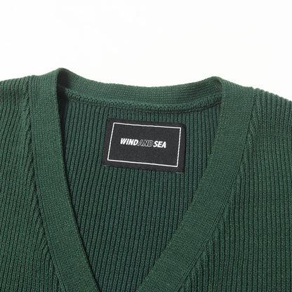 23SS レタード Vネック カーディガン (Lettered Cardigan)